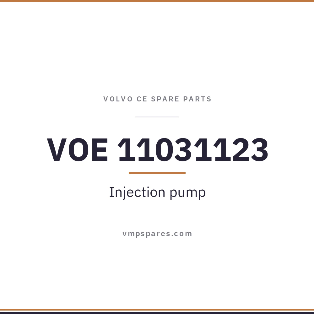 VOE 11031123 – Injection pump