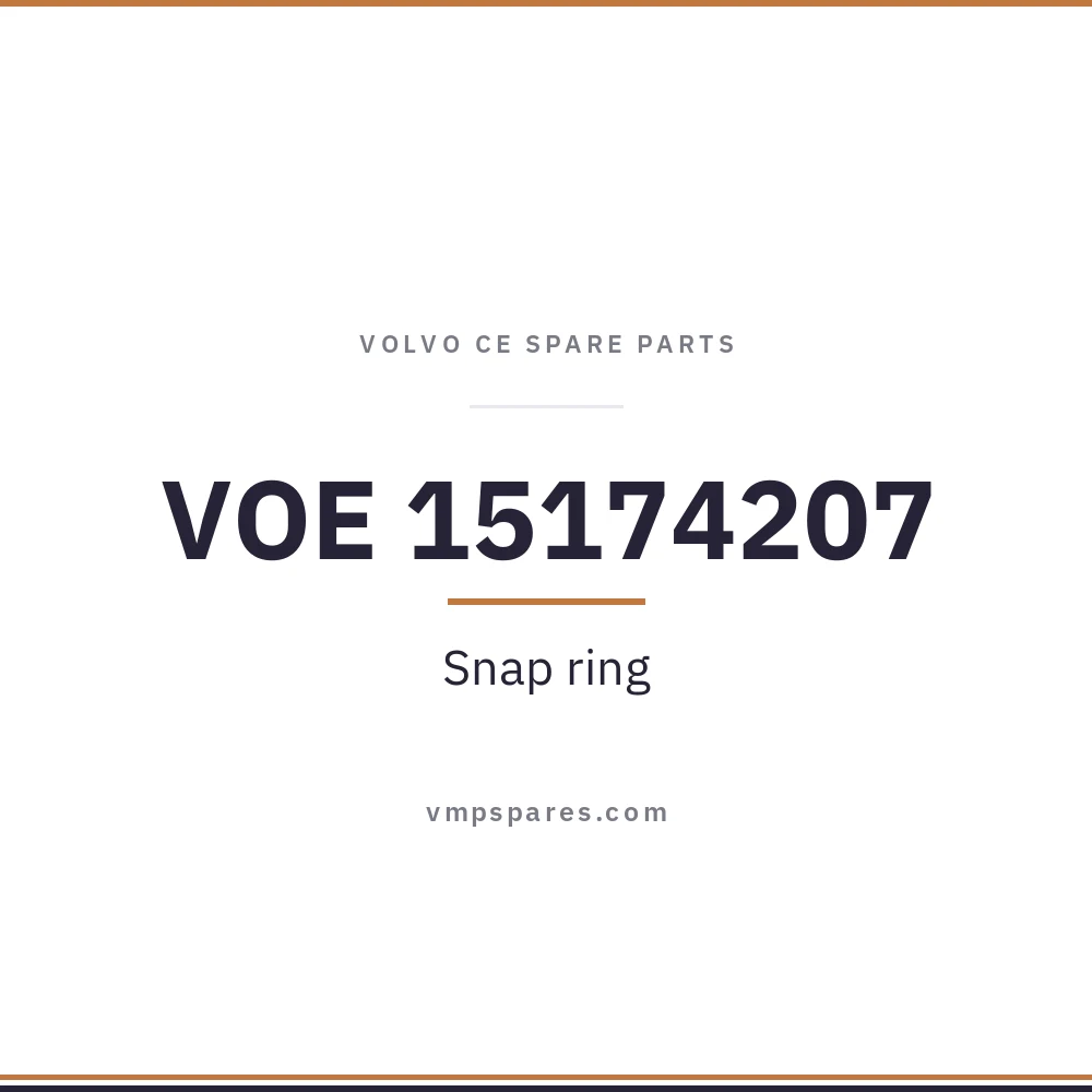 VOE 15174207 – Snap ring