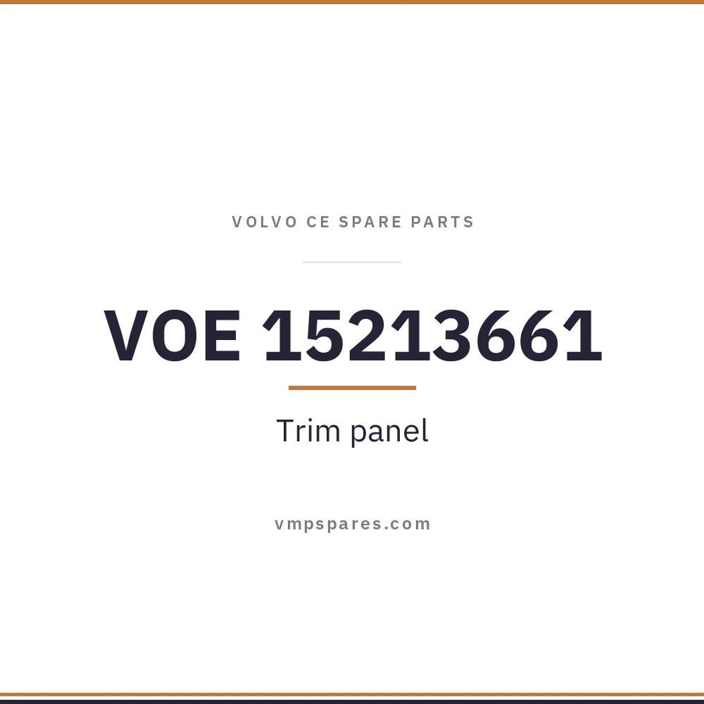 VOE 15213661 – Trim panel