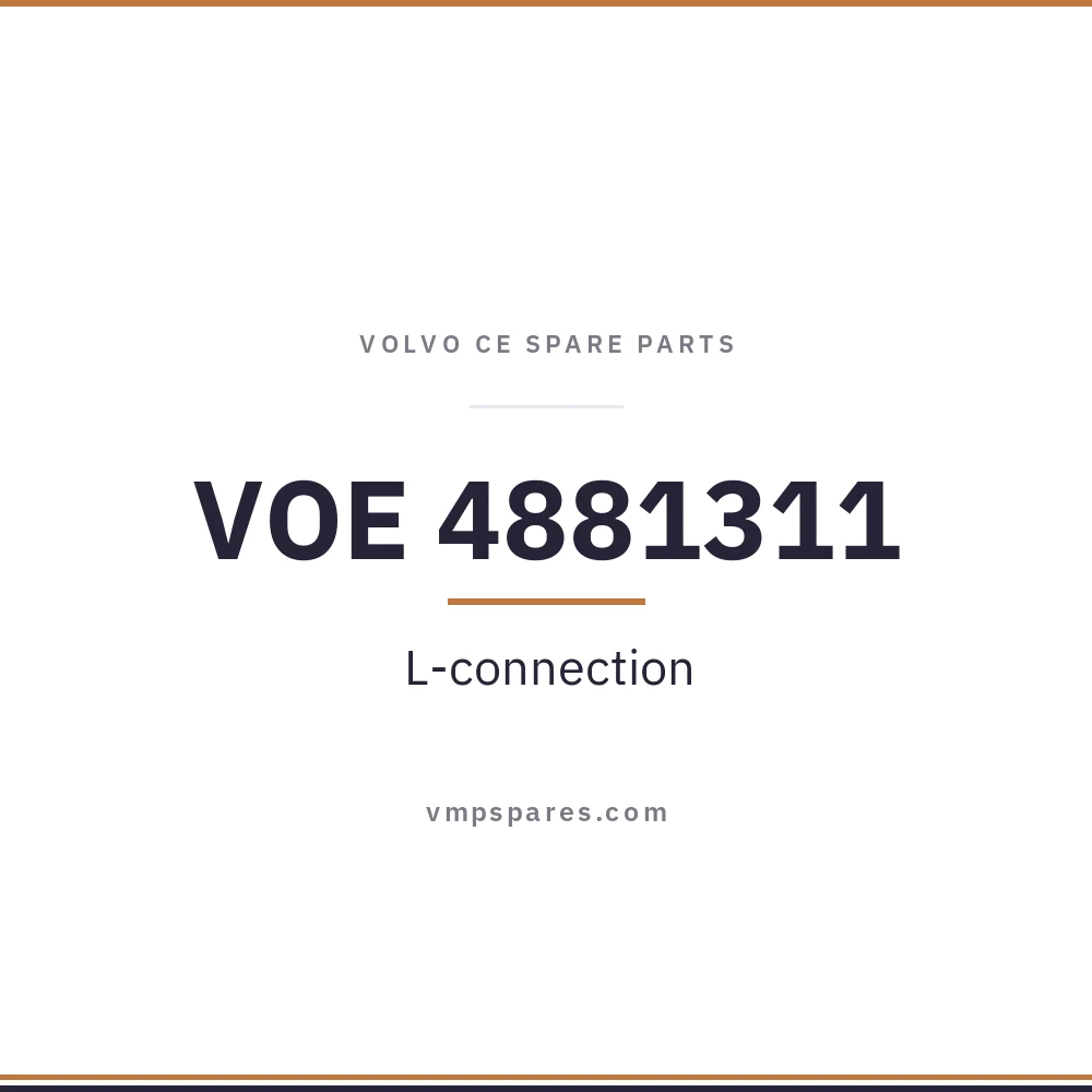 VOE 4881311 – L-connection