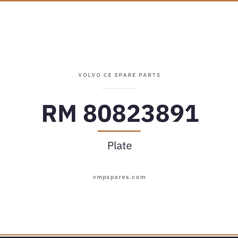 RM 80823891 – Plate