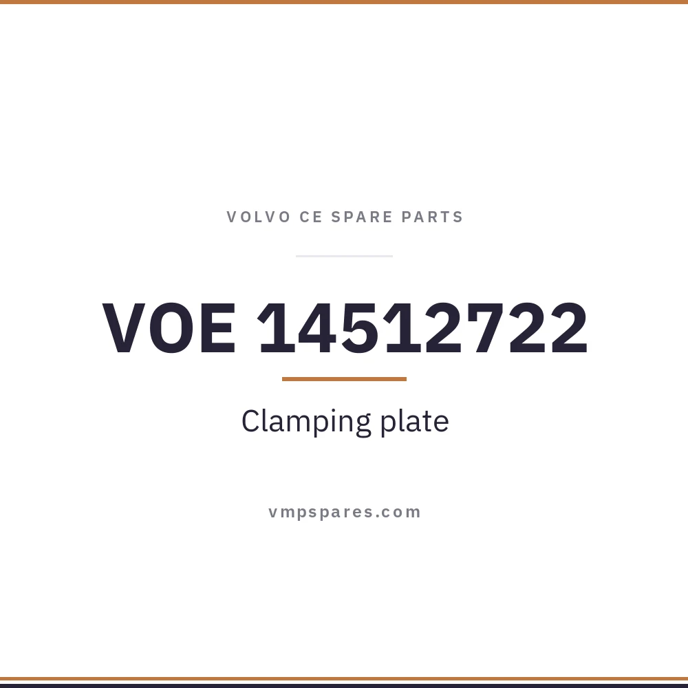 VOE 14512722 – Clamping plate
