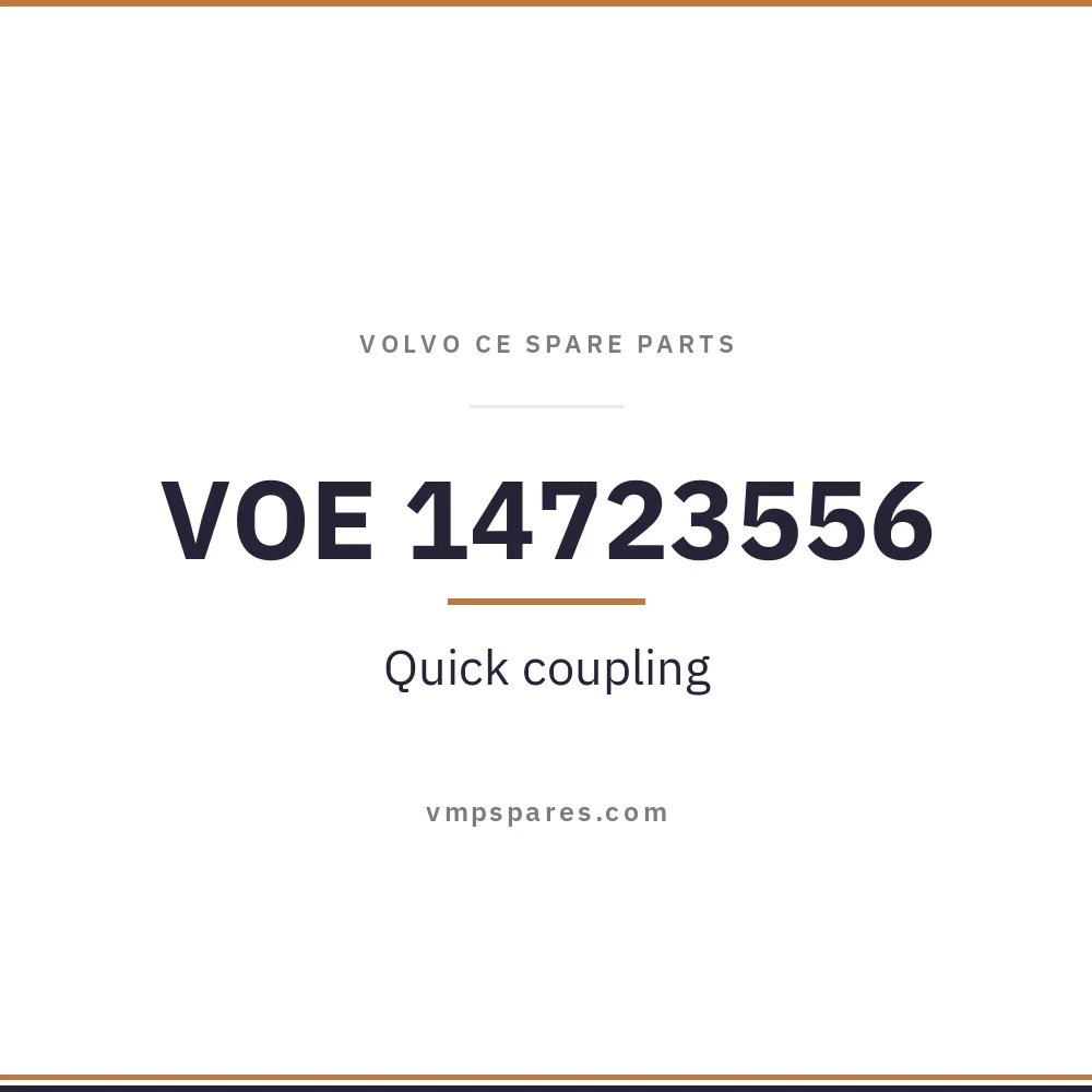 VOE 14723556 – Quick coupling