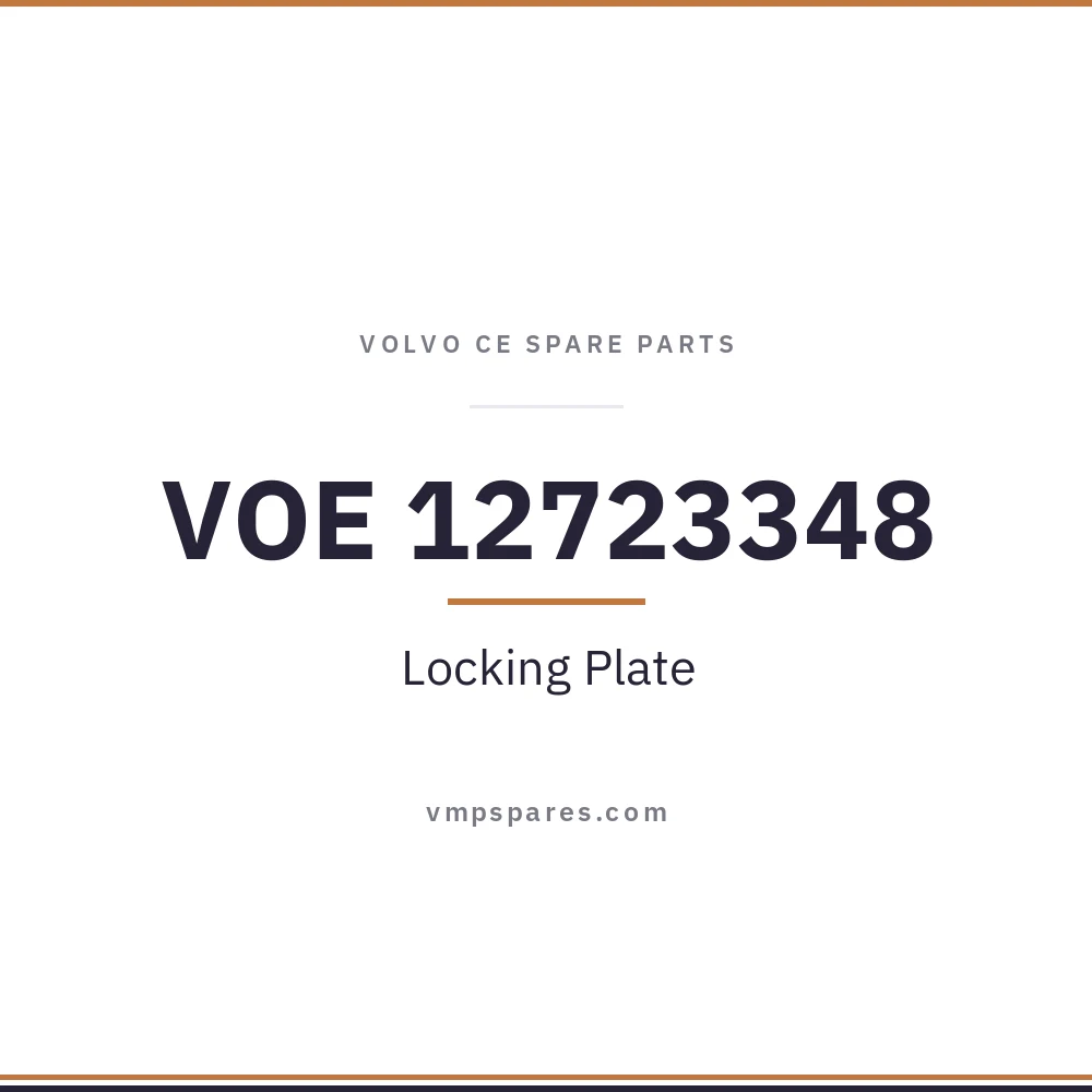 VOE 12723348 – Locking Plate