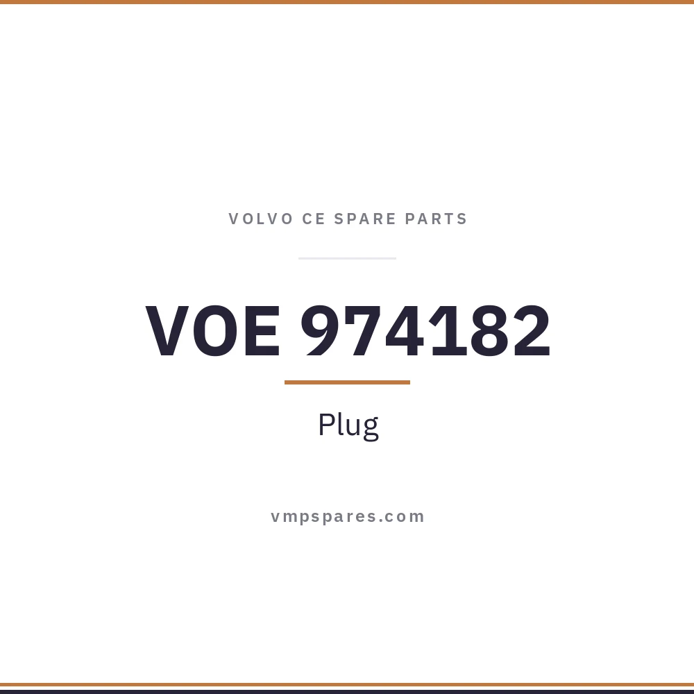 VOE 974182 – Plug