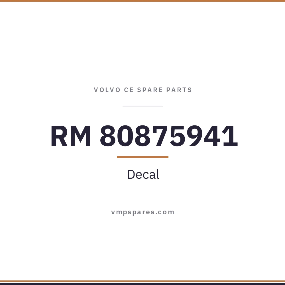 RM 80875941 – Decal