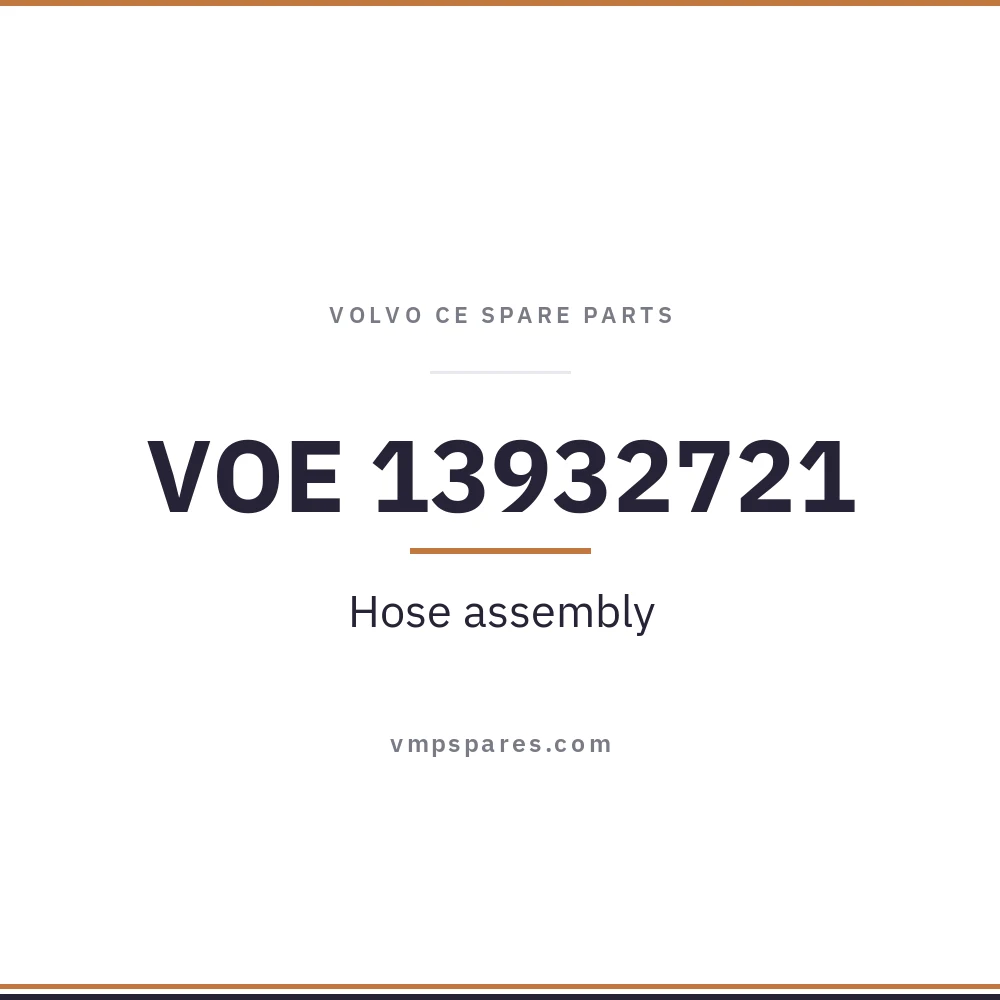 VOE 13932721 – Hose assembly