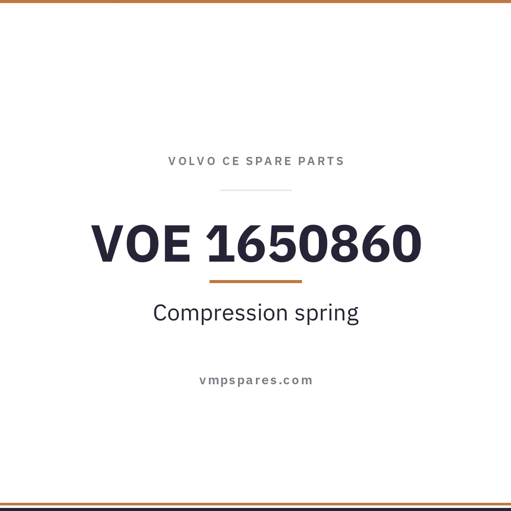 VOE 1650860 – Compression spring