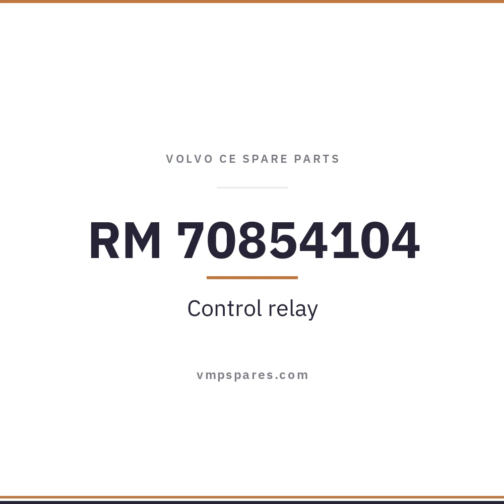 RM 70854104 – Control relay