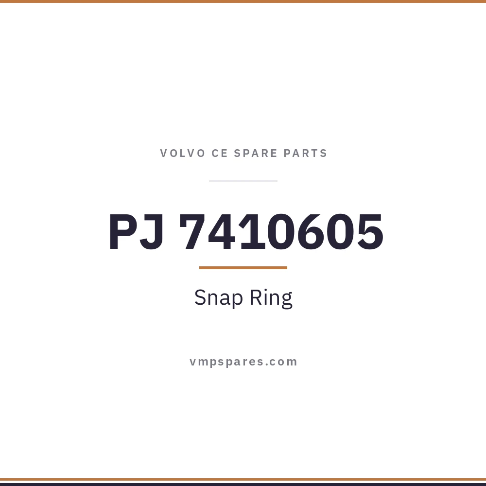 PJ 7410605 – Snap Ring