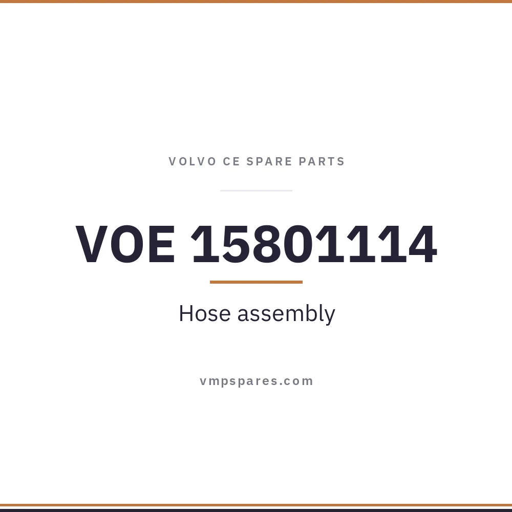 VOE 15801114 – Hose assembly