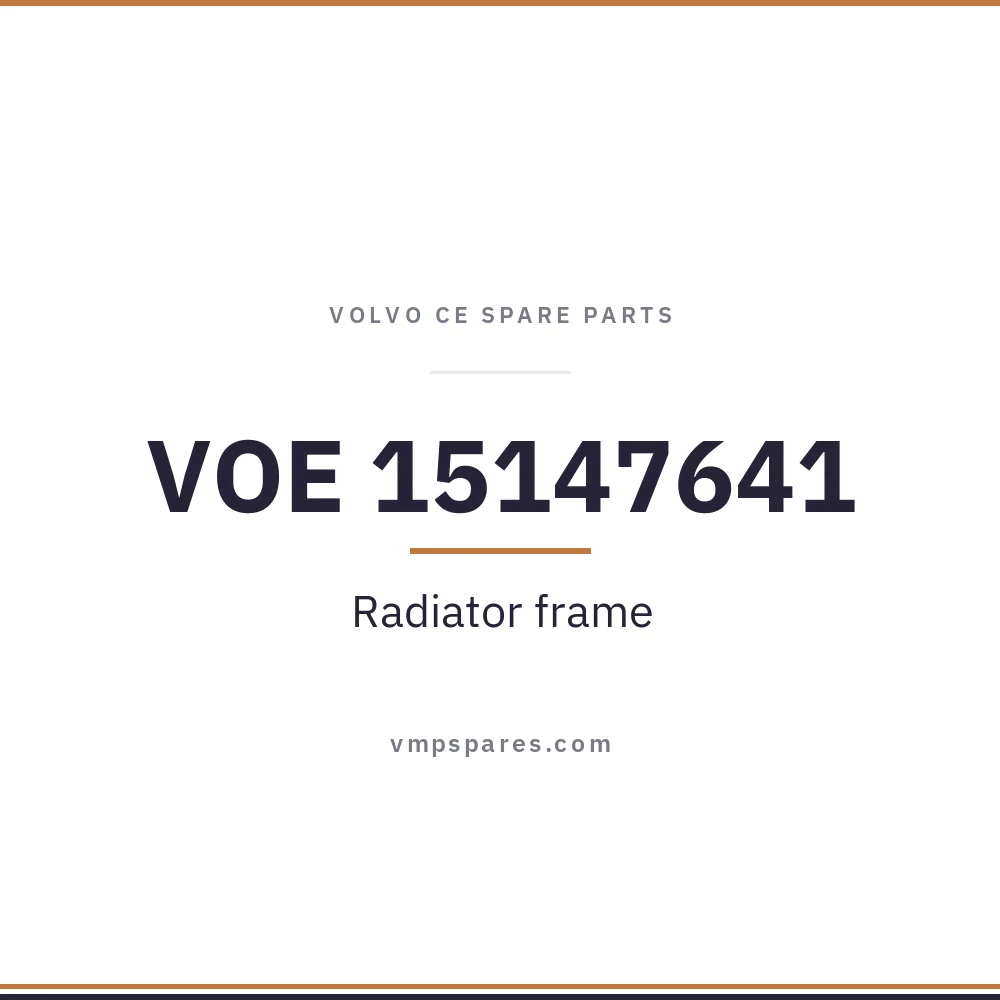 VOE 15147641 – Radiator frame