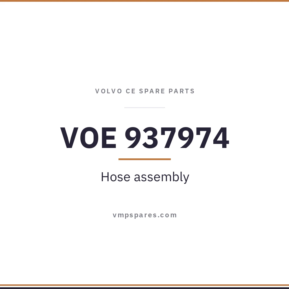 VOE 937974 – Hose assembly