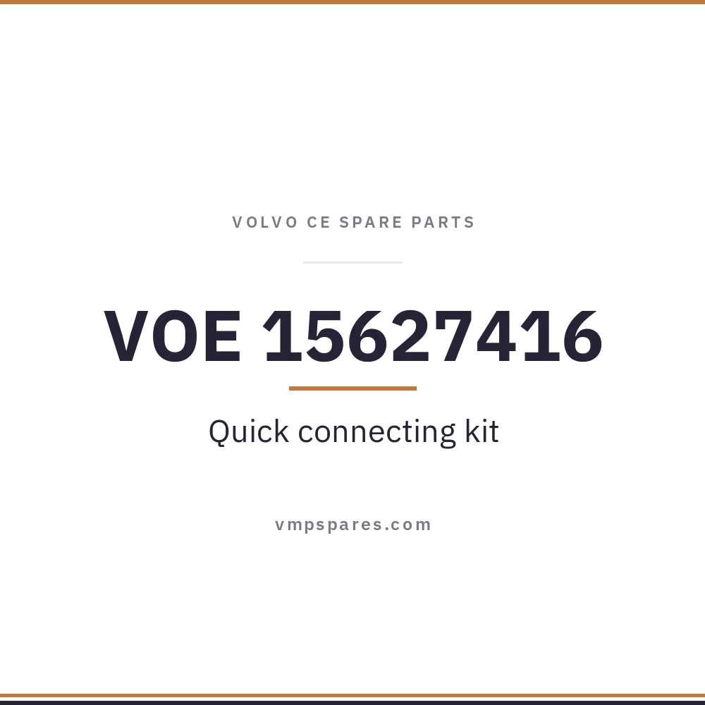 VOE 15627416 – Quick connecting kit