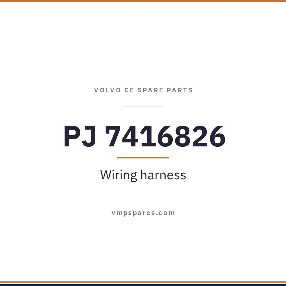 PJ 7416826 – Wiring harness