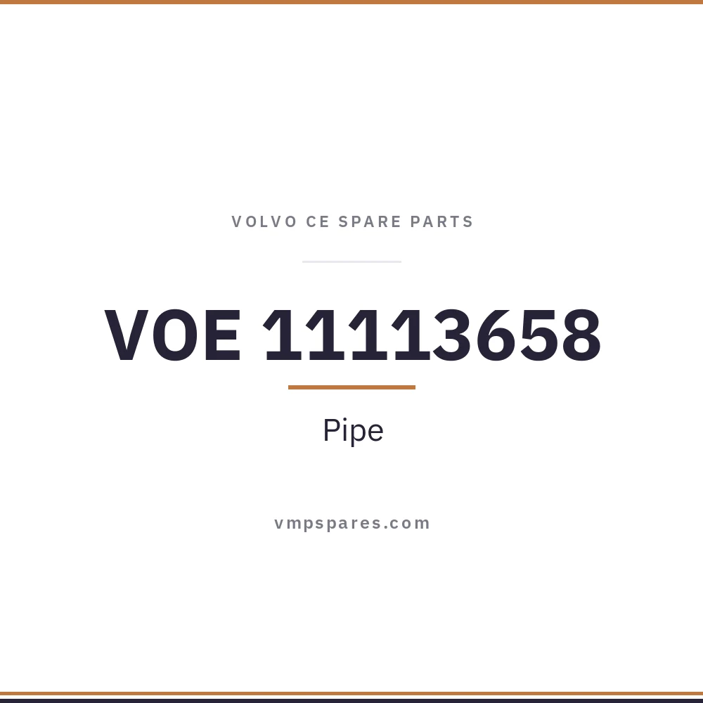 VOE 11113658 – Pipe