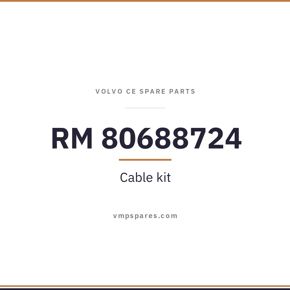 RM 80688724 – Cable kit