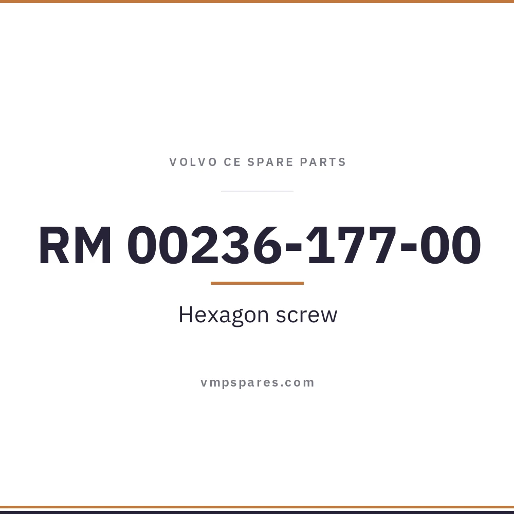 RM 00236-177-00 – Hexagon screw