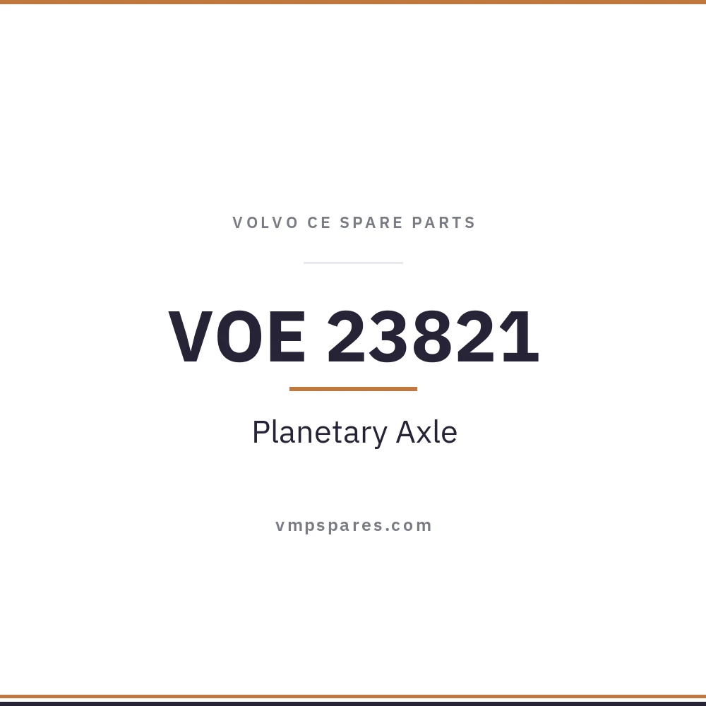 VOE 23821 – Planetary Axle