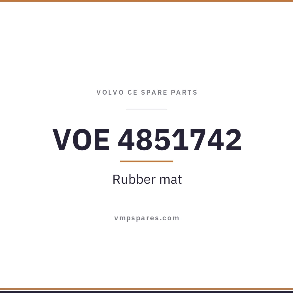 VOE 4851742 – Rubber mat