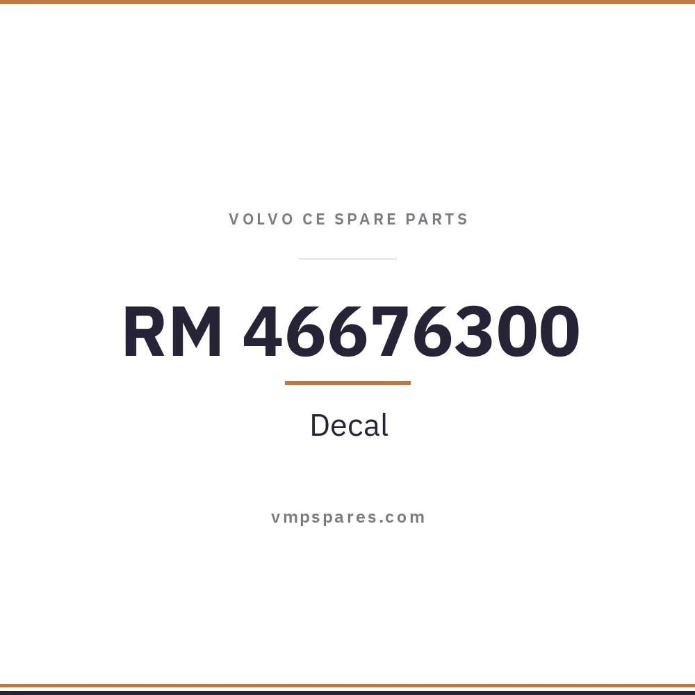 RM 46676300 – Decal