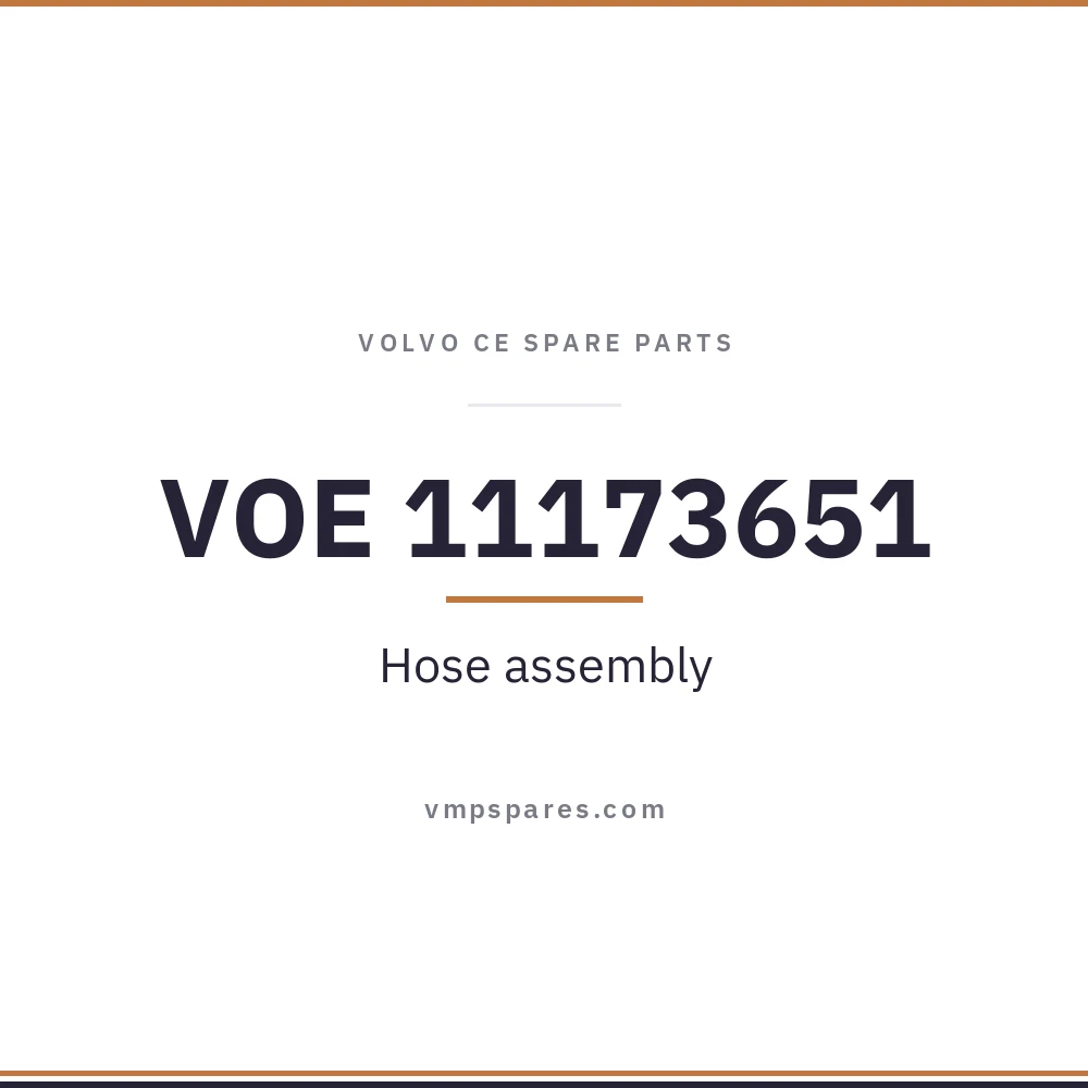 VOE 11173651 – Hose assembly