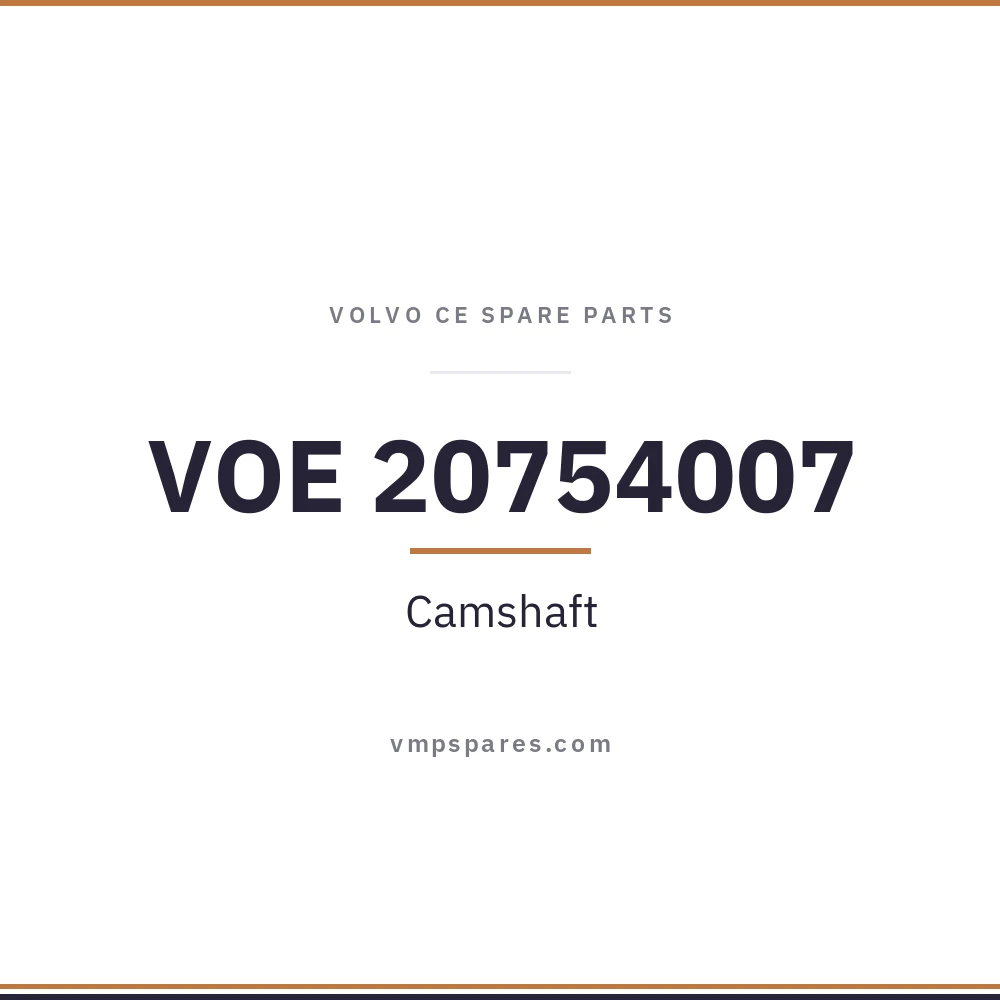 VOE 20754007 – Camshaft