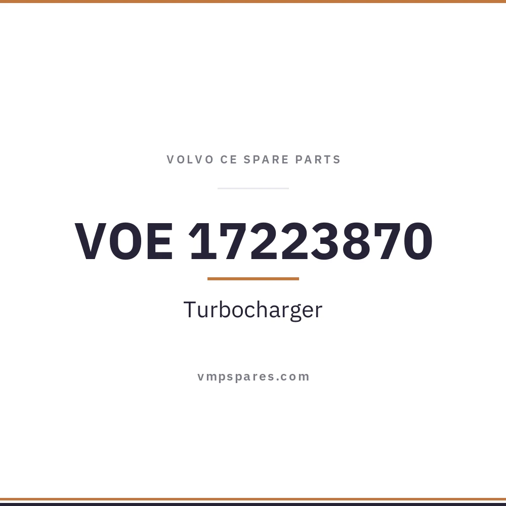 VOE 17223870 – Turbocharger