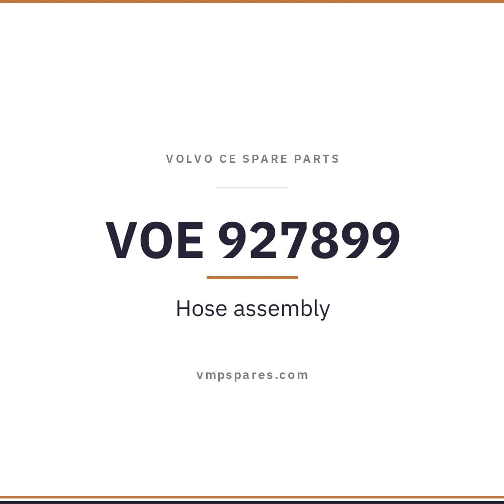 VOE 927899 – Hose assembly