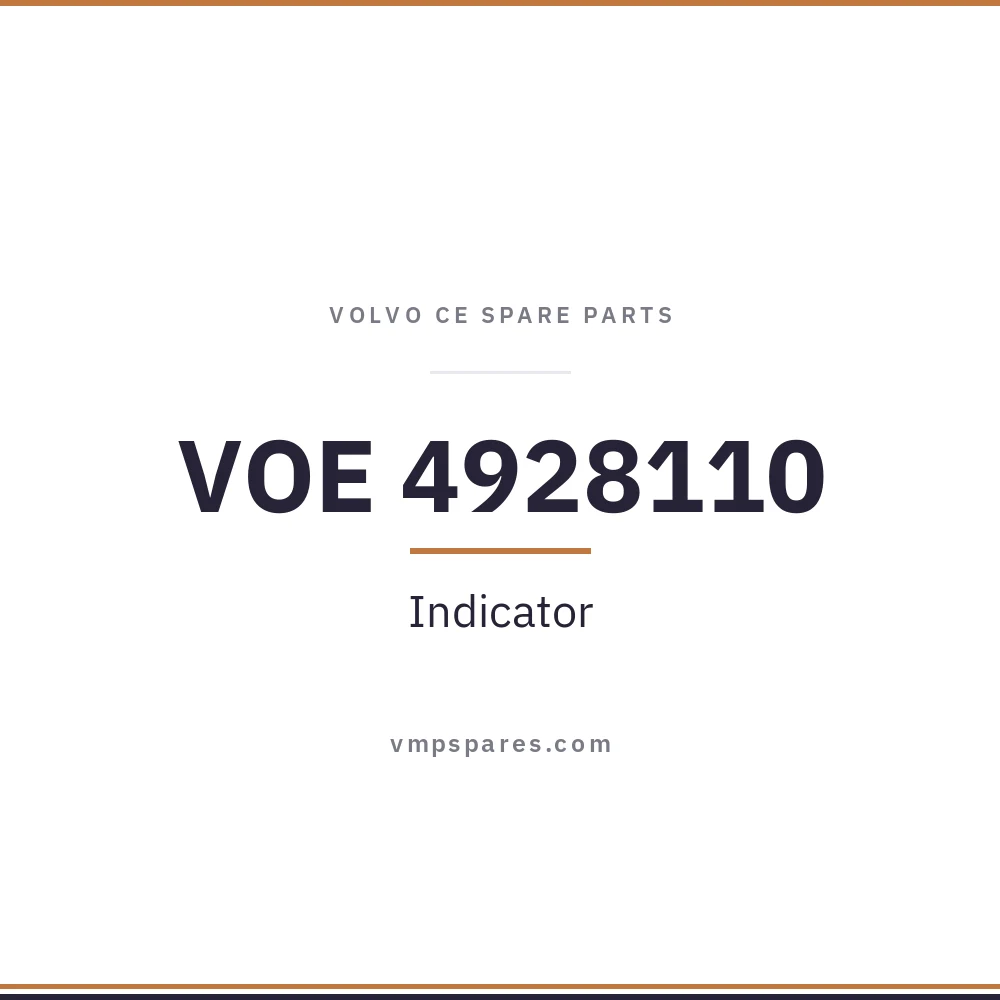 VOE 4928110 – Indicator