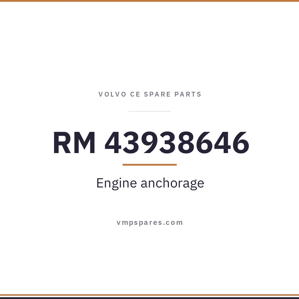 RM 43938646 – Engine anchorage