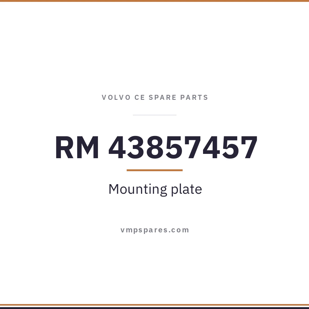 RM 43857457 – Mounting plate