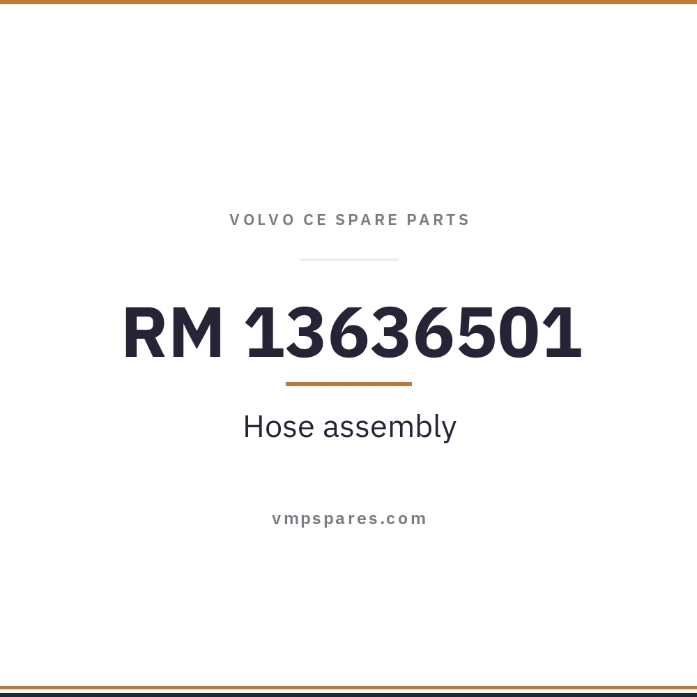 RM 13636501 – Hose assembly