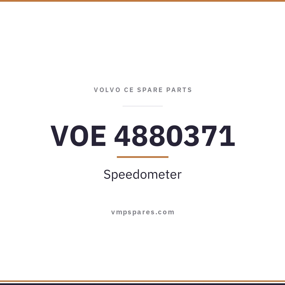 VOE 4880371 – Speedometer