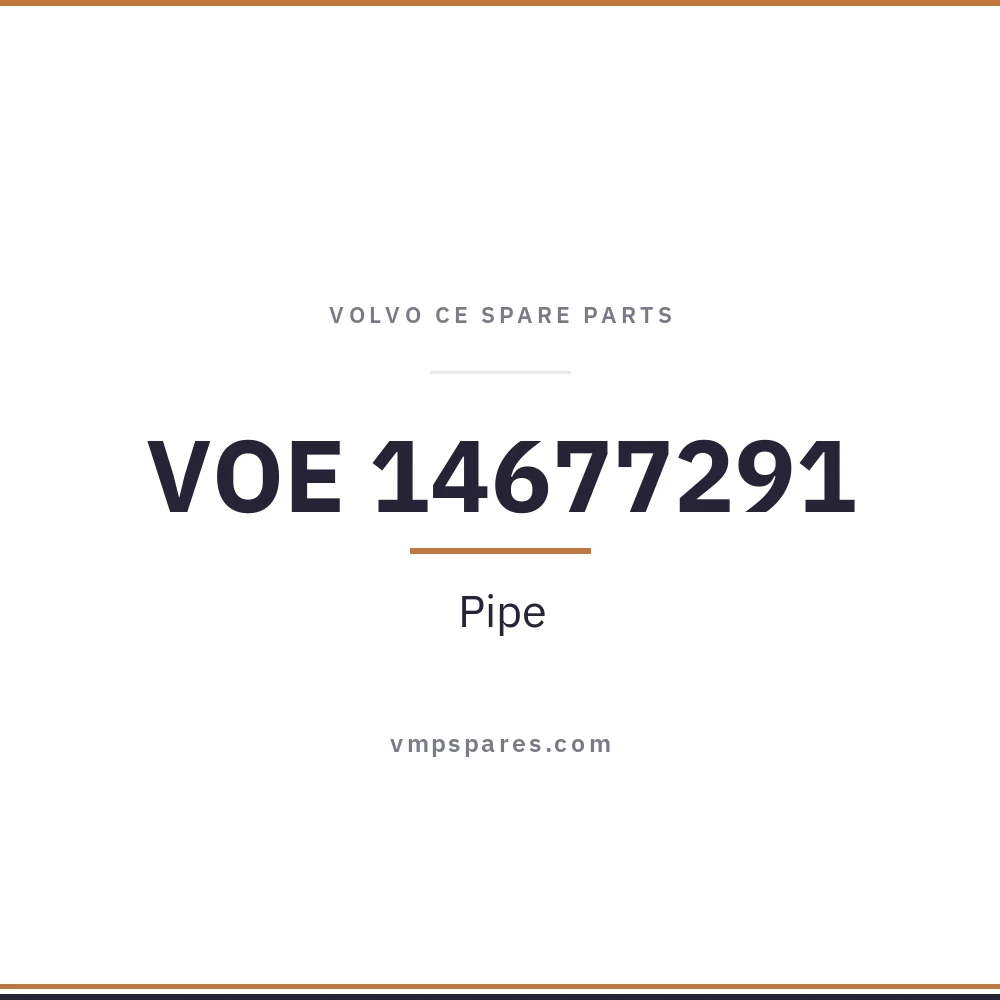 VOE 14677291 – Pipe