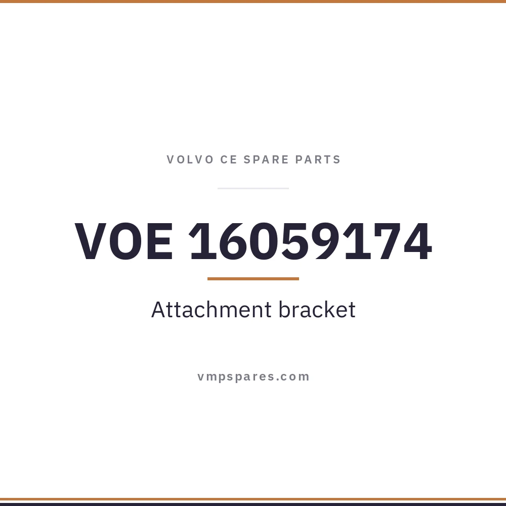 VOE 16059174 – Attachment bracket