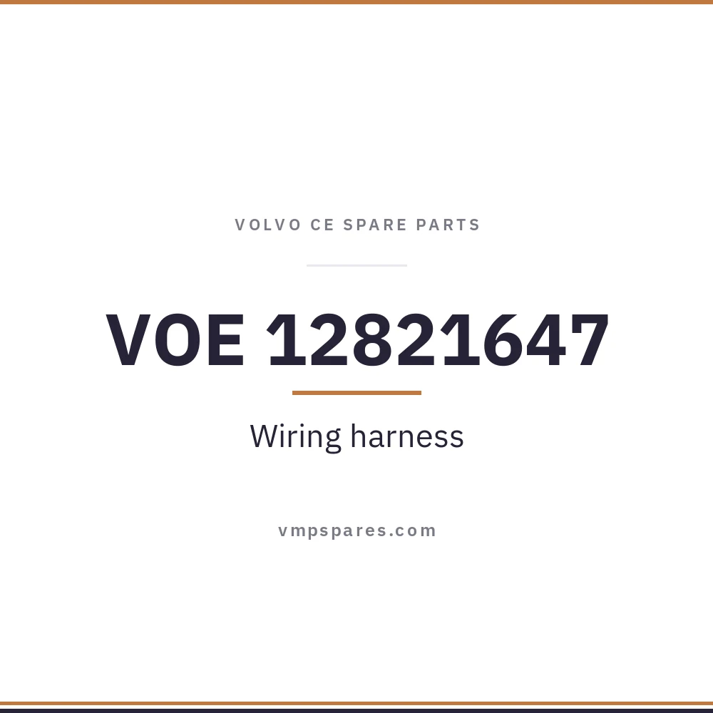 VOE 12821647 – Wiring harness
