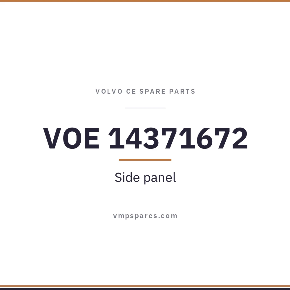 VOE 14371672 – Side panel