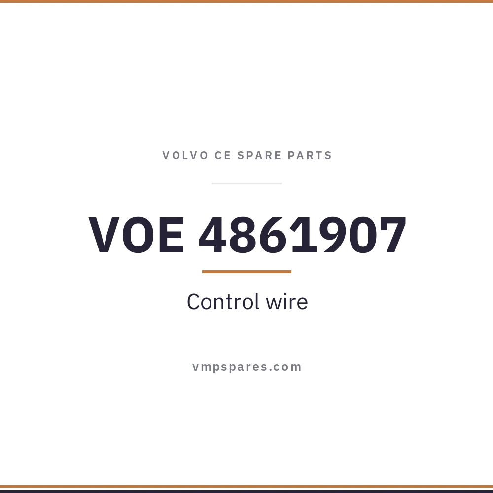 VOE 4861907 – Control wire