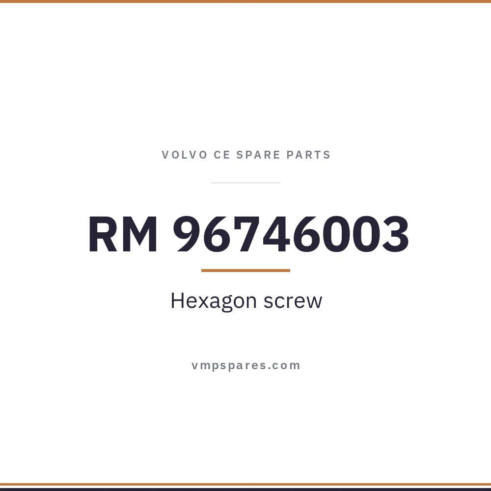 RM 96746003 – Hexagon screw