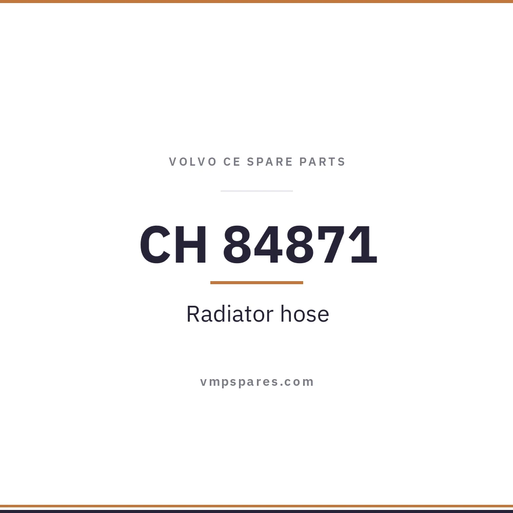 CH 84871 – Radiator hose