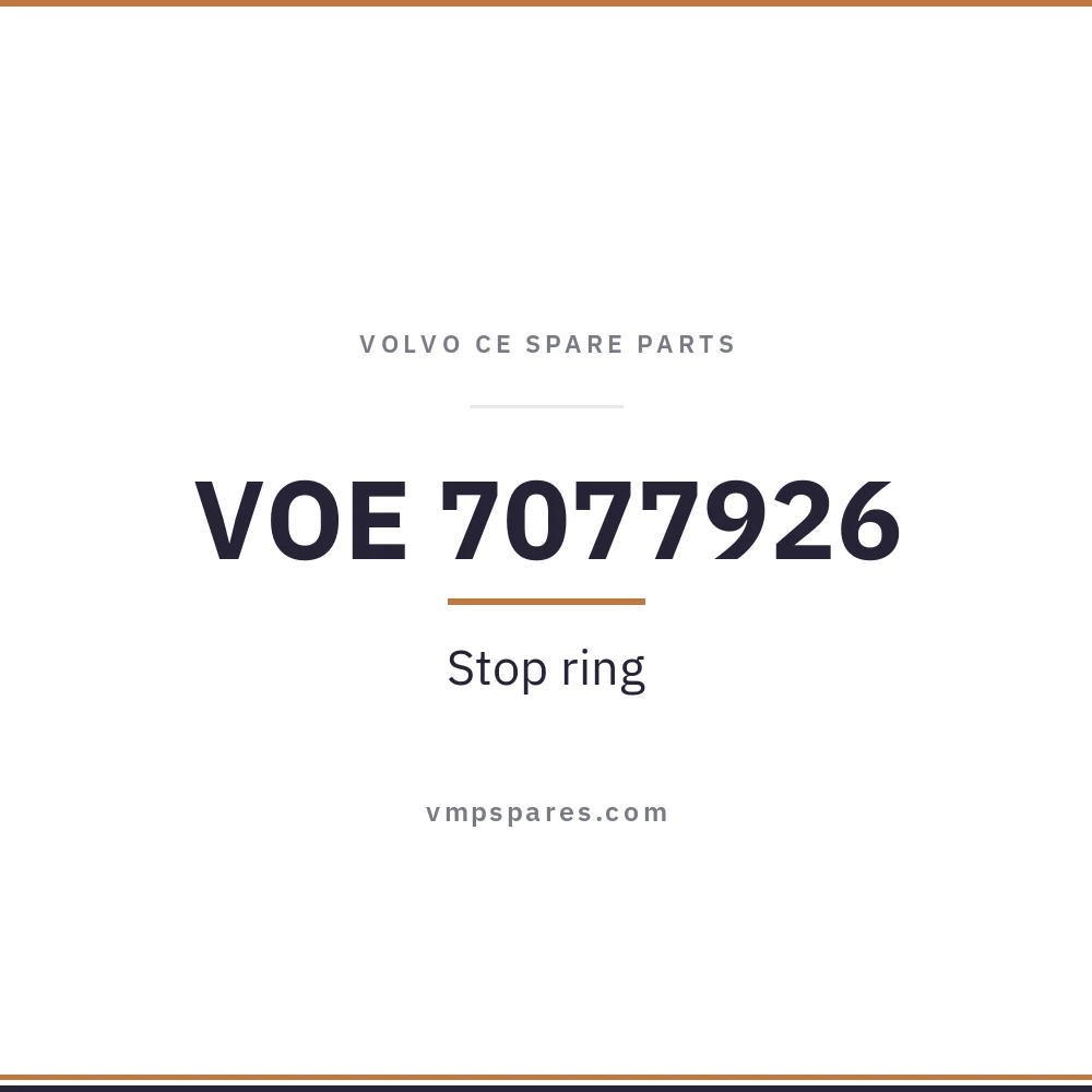 VOE 7077926 – Stop ring