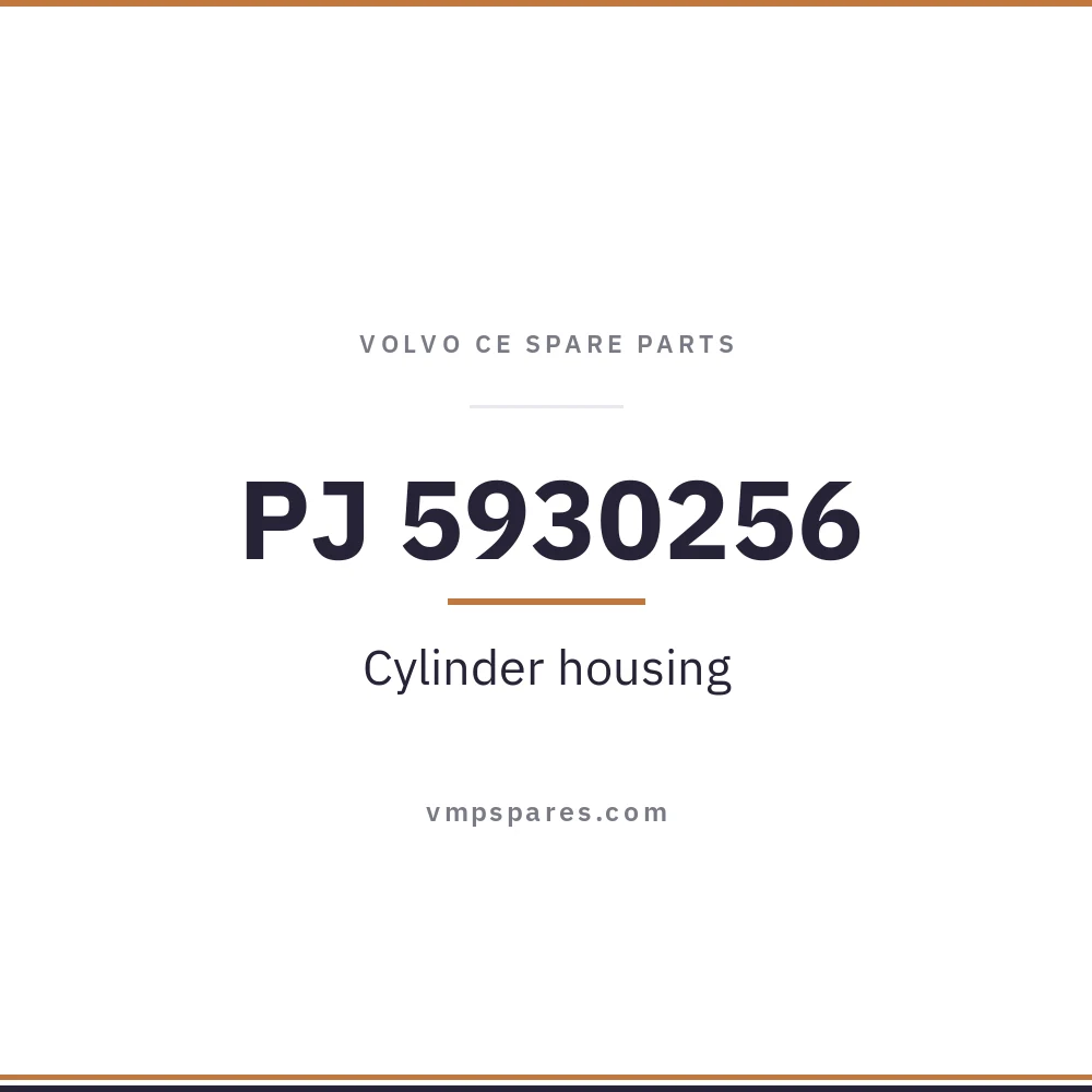 PJ 5930256 – Cylinder housing