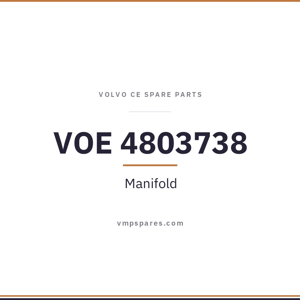 VOE 4803738 – Manifold