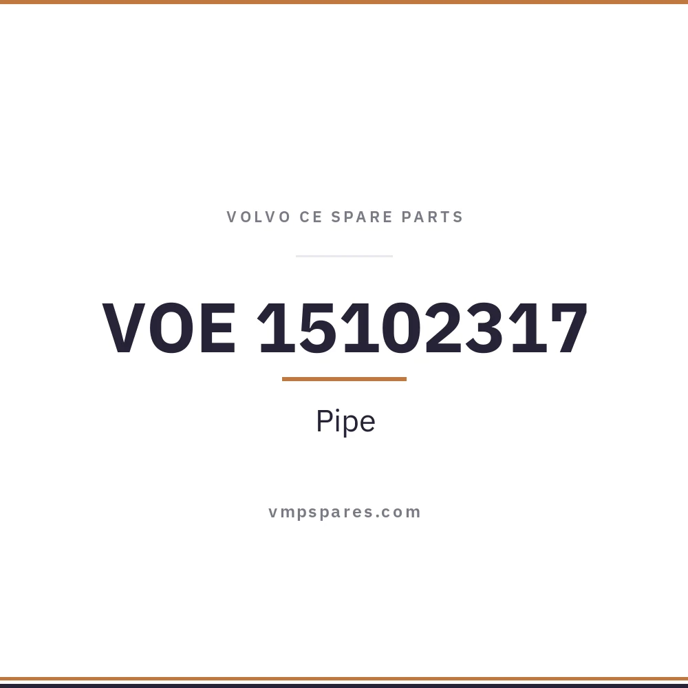 VOE 15102317 – Pipe
