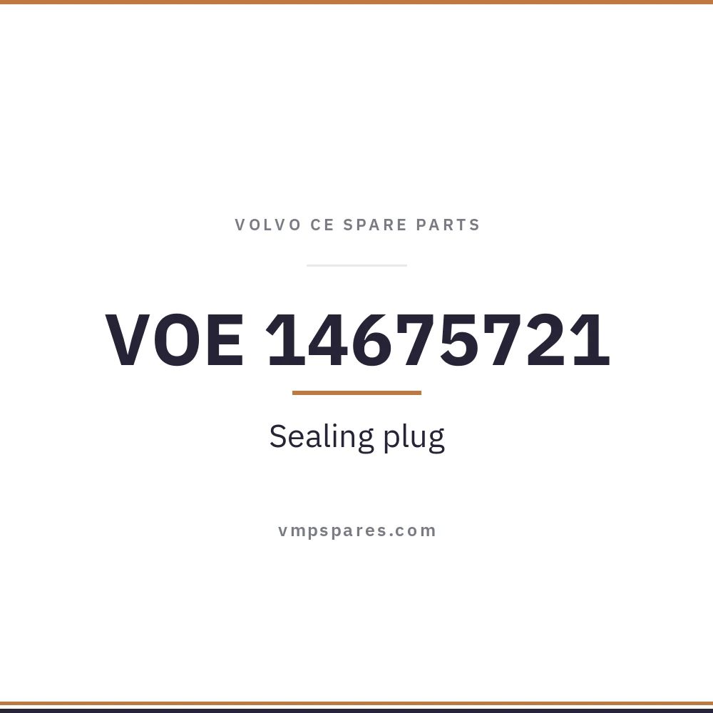 VOE 14675721 – Sealing plug