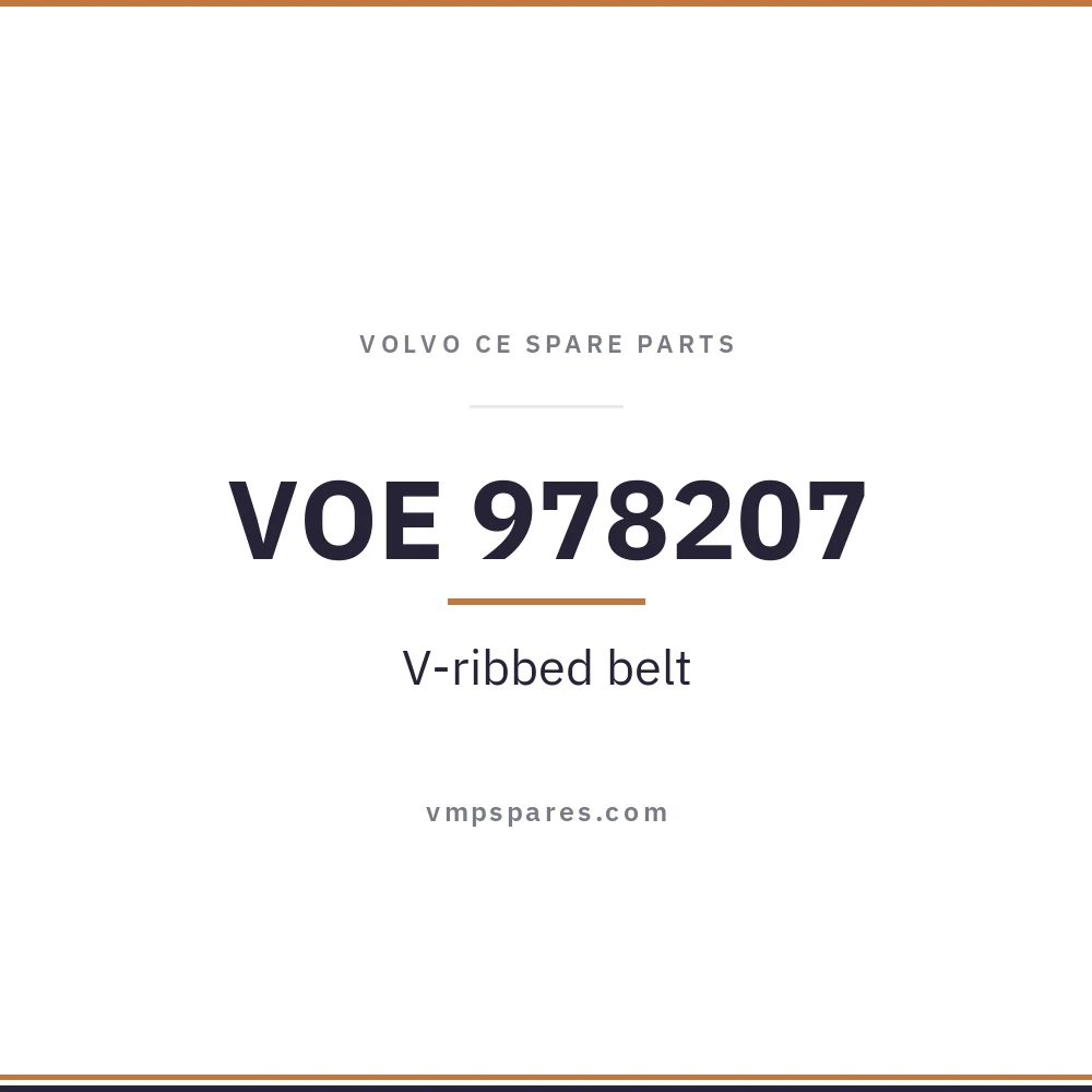 VOE 978207 – V-ribbed belt