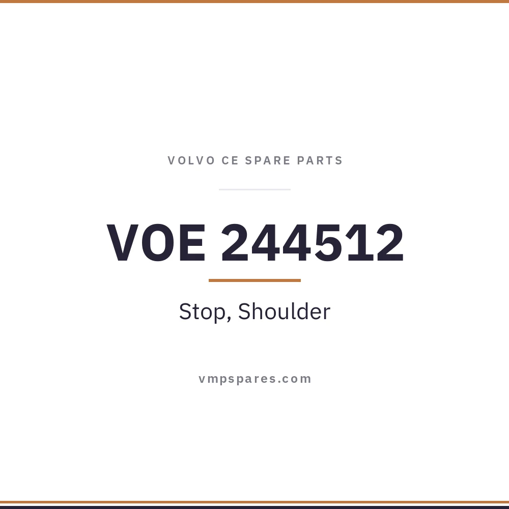 VOE 244512 – Stop, Shoulder