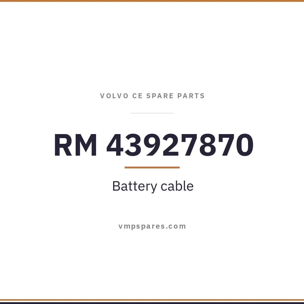 RM 43927870 – Battery cable