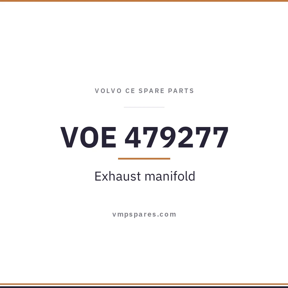VOE 479277 – Exhaust manifold
